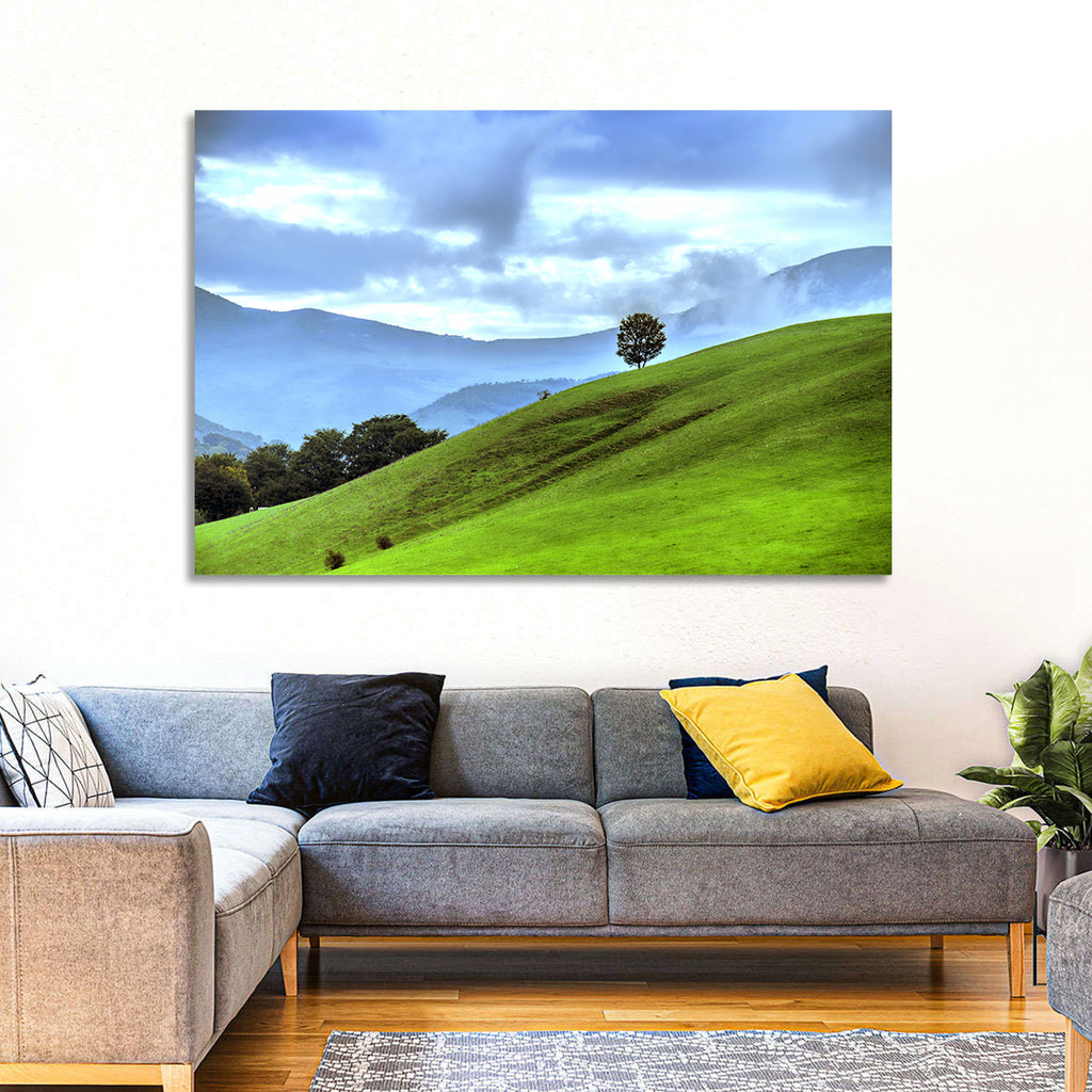 Talish Hillside with Lone Tree Wall Art