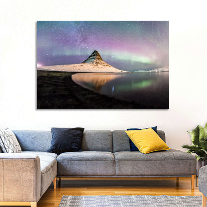 Kirkjufell Under the Milky Way Wall Art