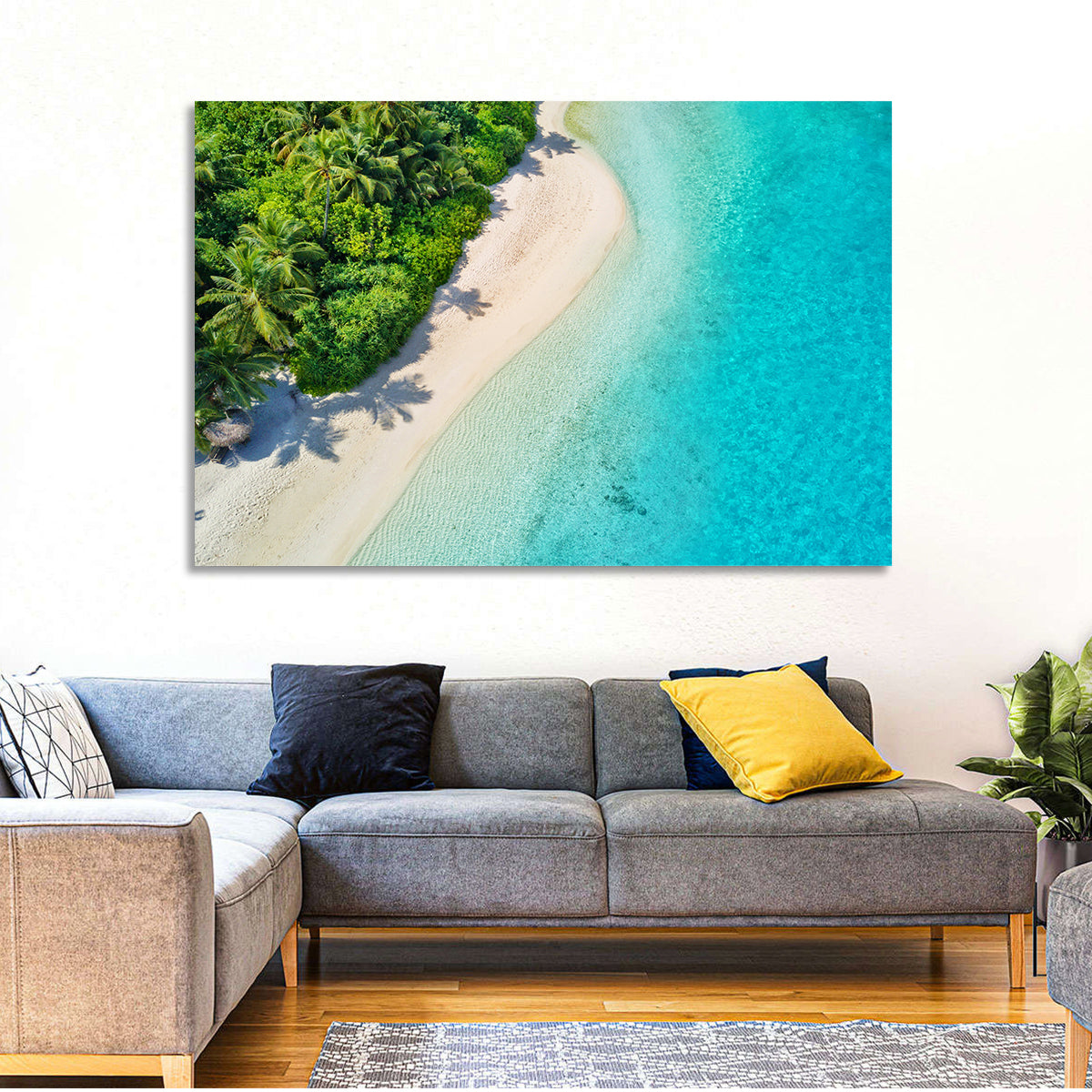 Secluded Tropical Beach Wall Art