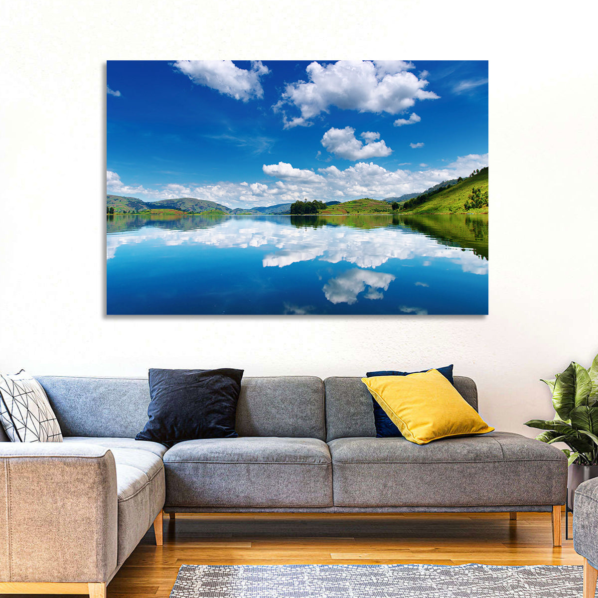 Bunyonyi Lake Reflection Wall Art