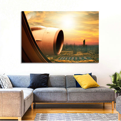 Kuwait City at Golden Hour Wall Art