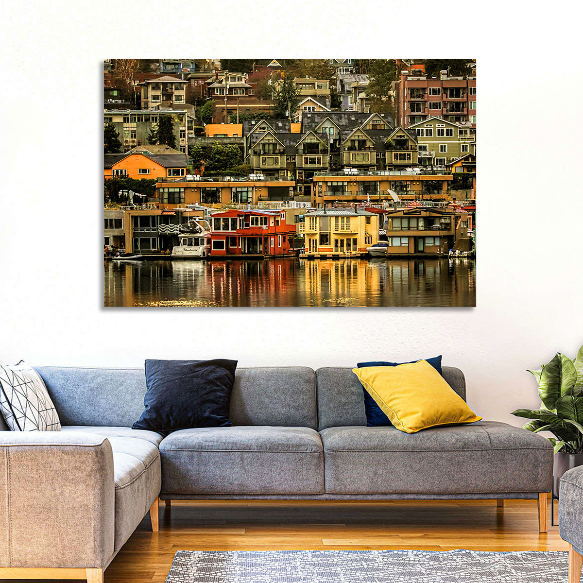 South Lake Union Reflections Wall Art