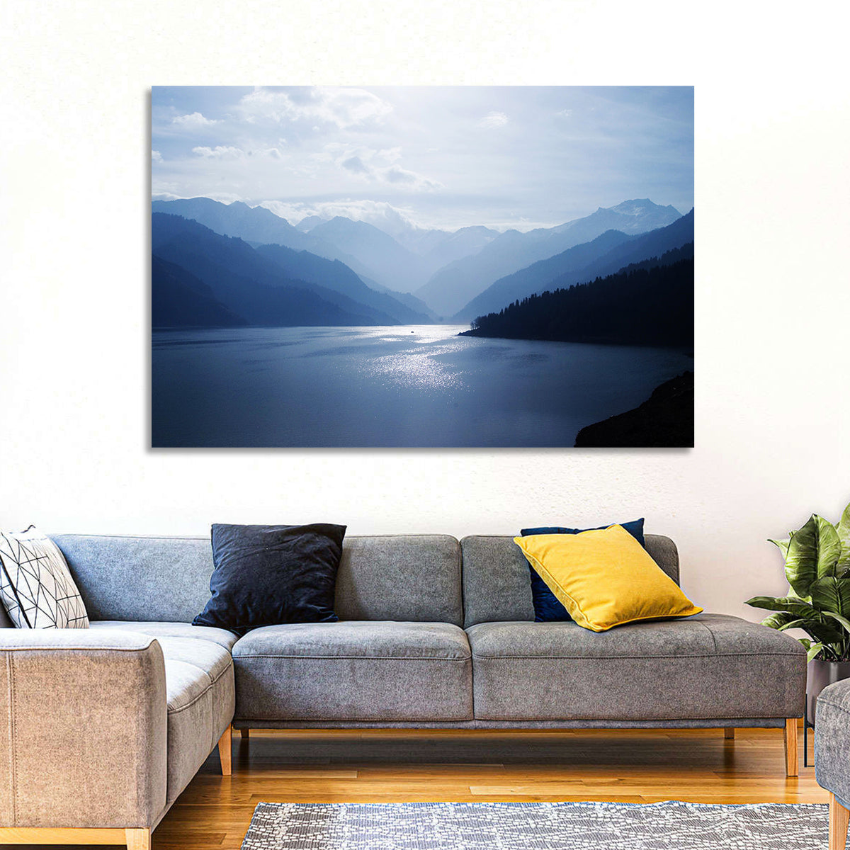 Xinjiang Lakeshore Serenity Wall Art