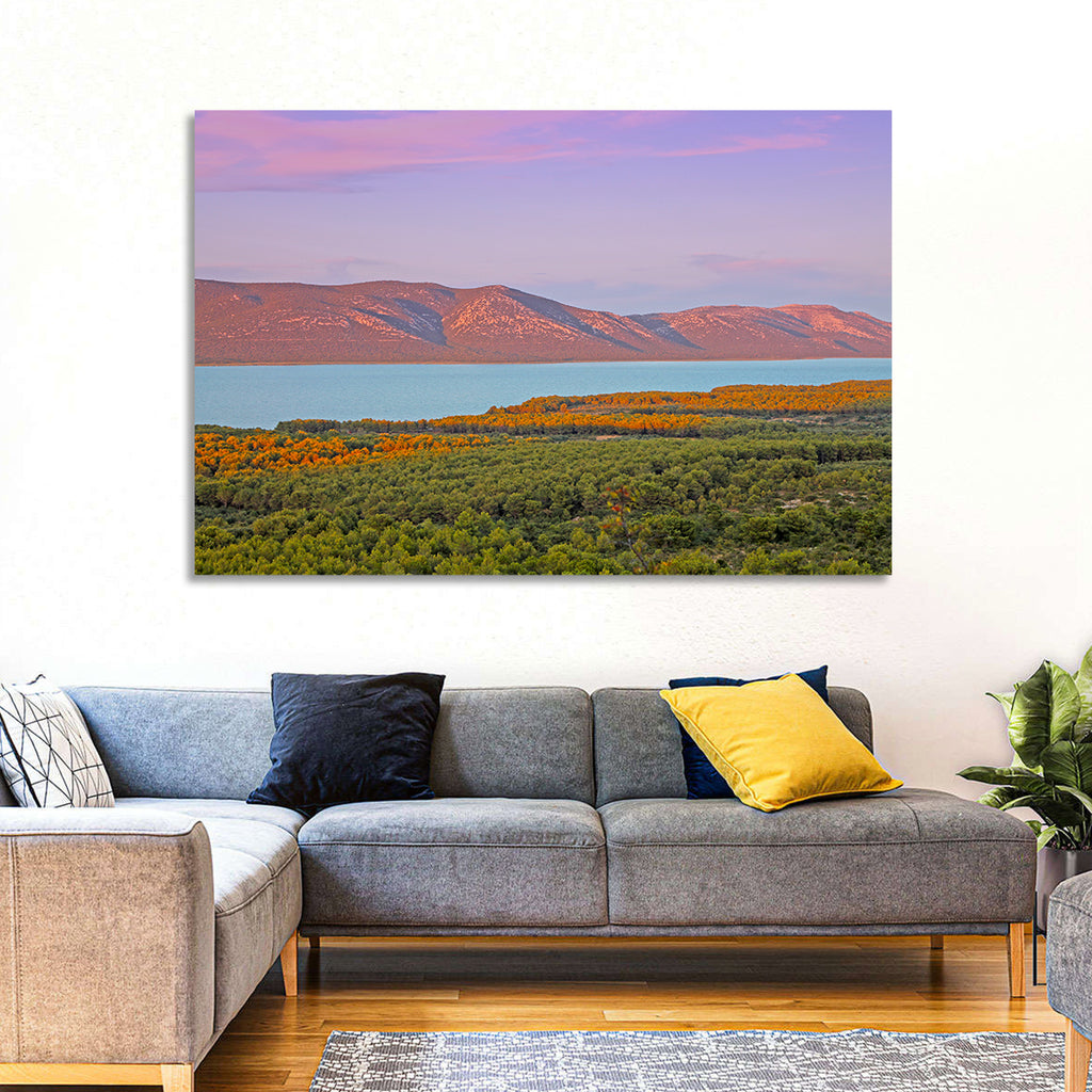 Lake Vrana Golden Hour Wall Art
