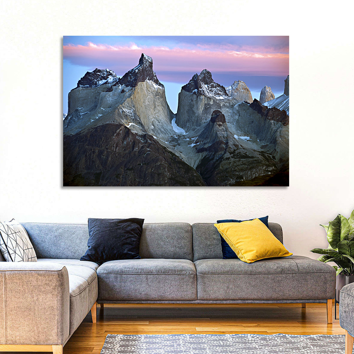 Los Cuernos Peak Valley, Torres Del Paine Wall Art