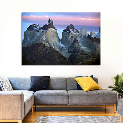 Los Cuernos Peak Valley, Torres Del Paine Wall Art