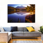 Mt Shasta Reflection at Lake Siskiyou Wall Art