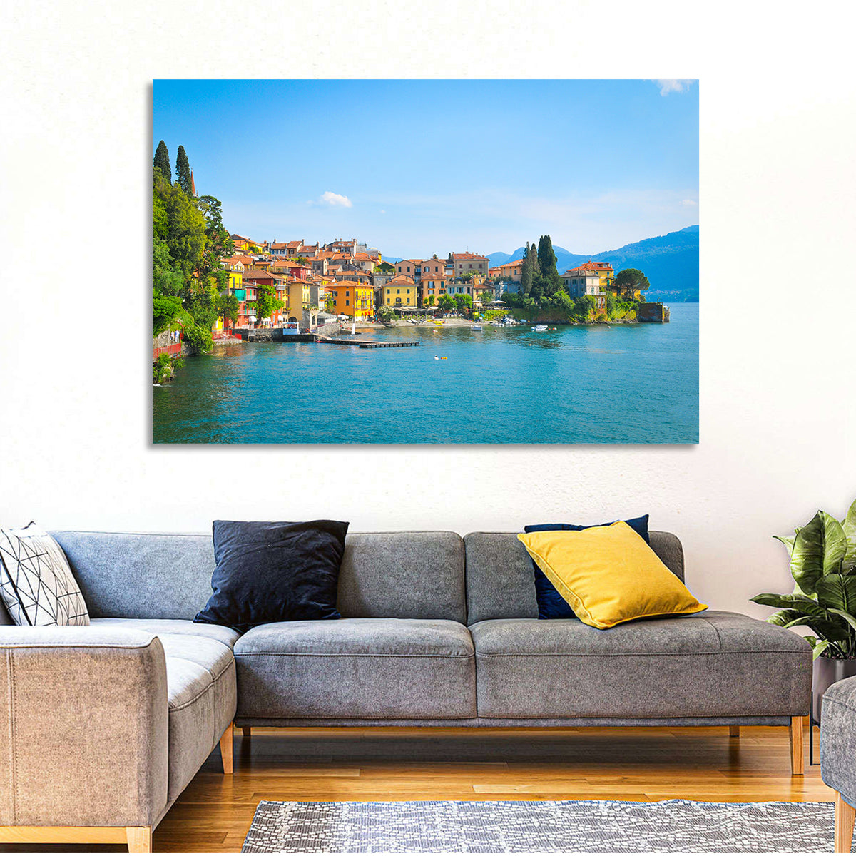 Varenna, Lake Como Wall Art in a room, landscape