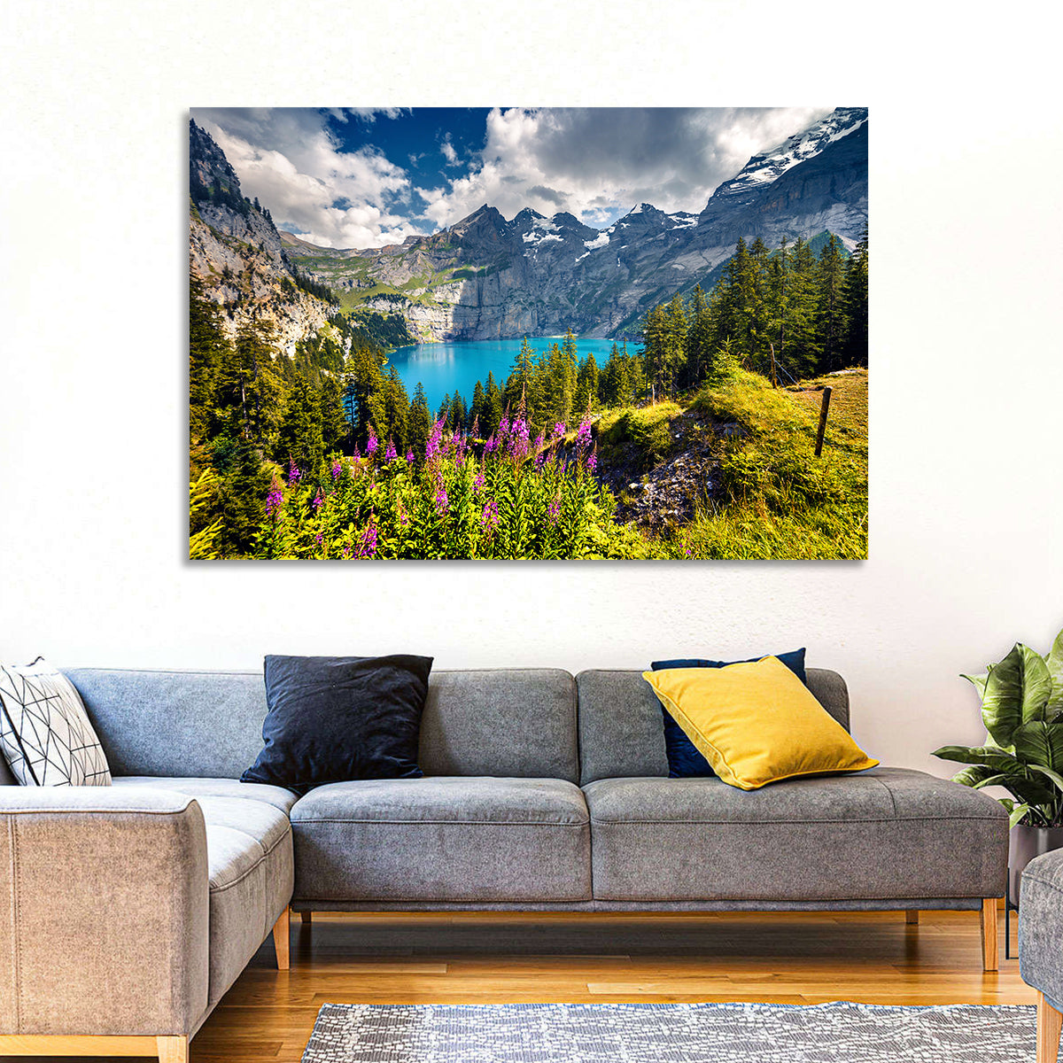 Oeschinensee Summer Landscape Wall Art