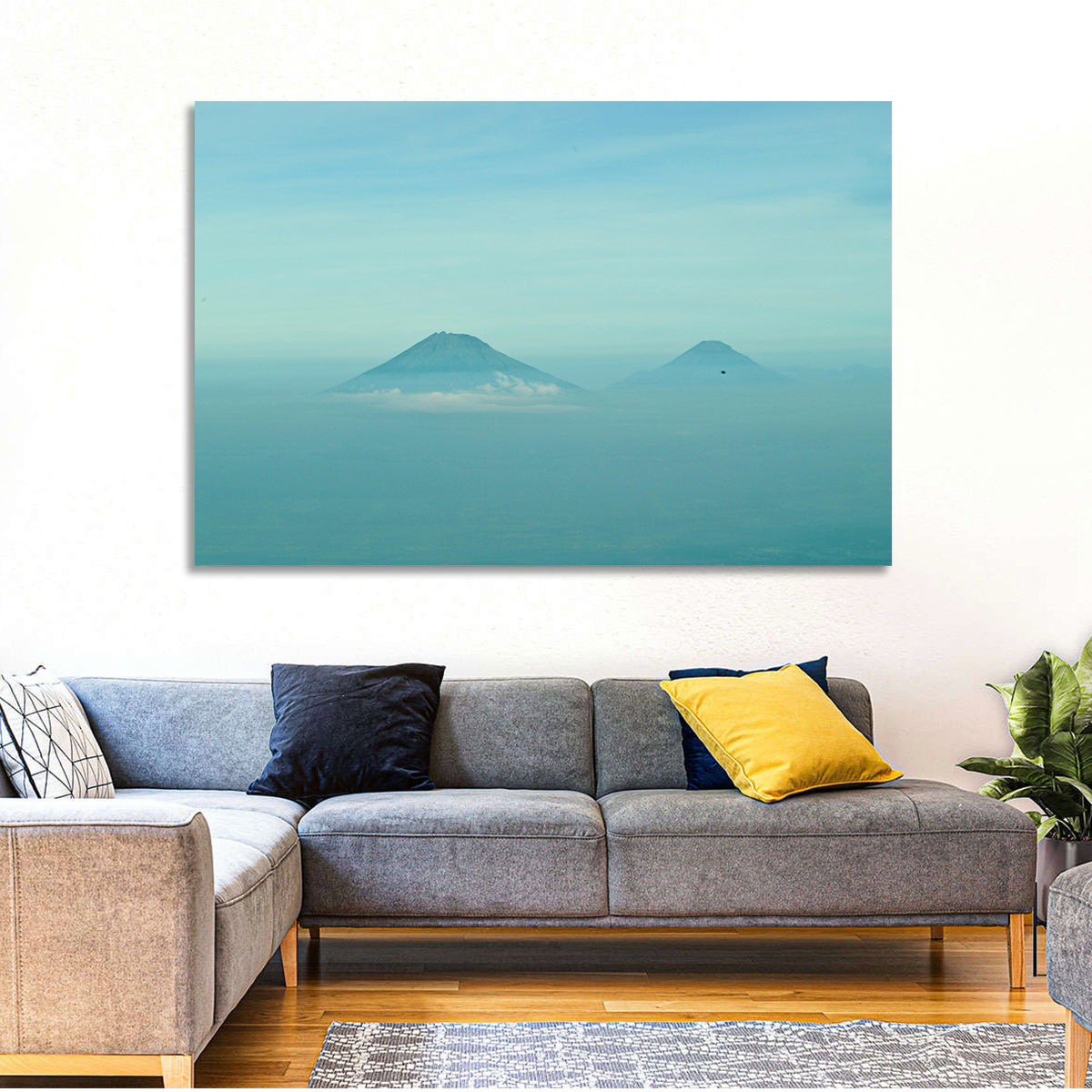 Sumbing and Sindoro Volcanoes Wall Art