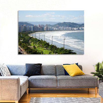 Santos Beach Promenade Wall Art