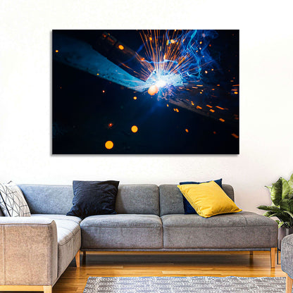 Molten Metal Sparks Wall Art