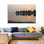 Sylvan Lake Sunset Reflection Wall Art