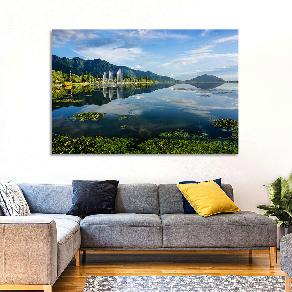 Dal Lake Reflections, Srinagar Wall Art