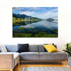 Dal Lake Reflections, Srinagar Wall Art