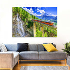 Gornergrat Tourist Train Wall Art