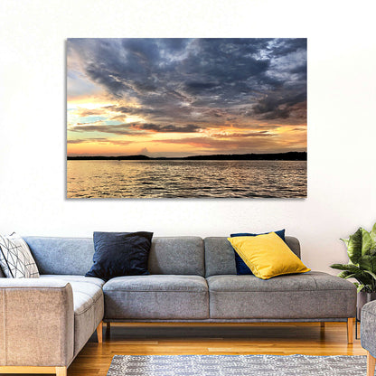Lake Tillery Sunset Wall Art