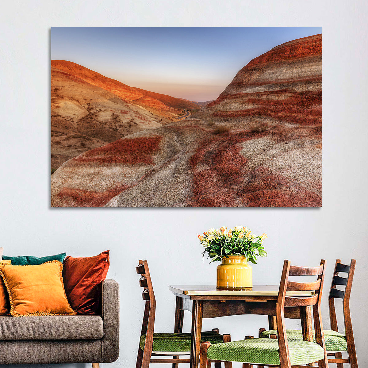 Khizi Candy Cane Mountains Wall Art