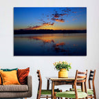 Lake Livingston Sunset Reflection Wall Art