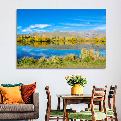 Ruataniwha Autumn Reflection Wall Art