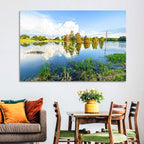 Lafayette Bayou Reflection Wall Art