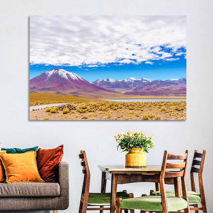 Lascar Snow-capped Volcano Wall Art
