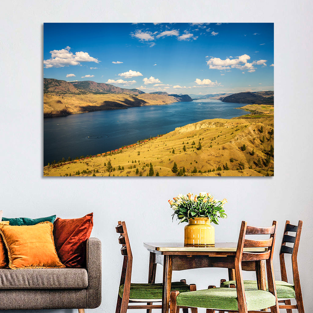 Kamloops Lake Shoreline View Wall Art