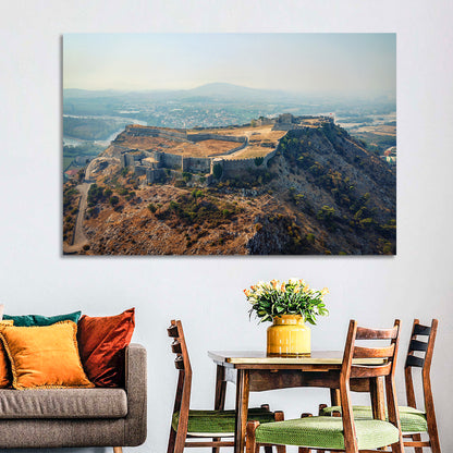 Rozafa Castle Aerial View Wall Art