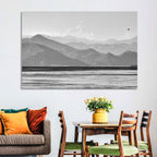 Skadar Lake Monochrome Landscape Wall Art