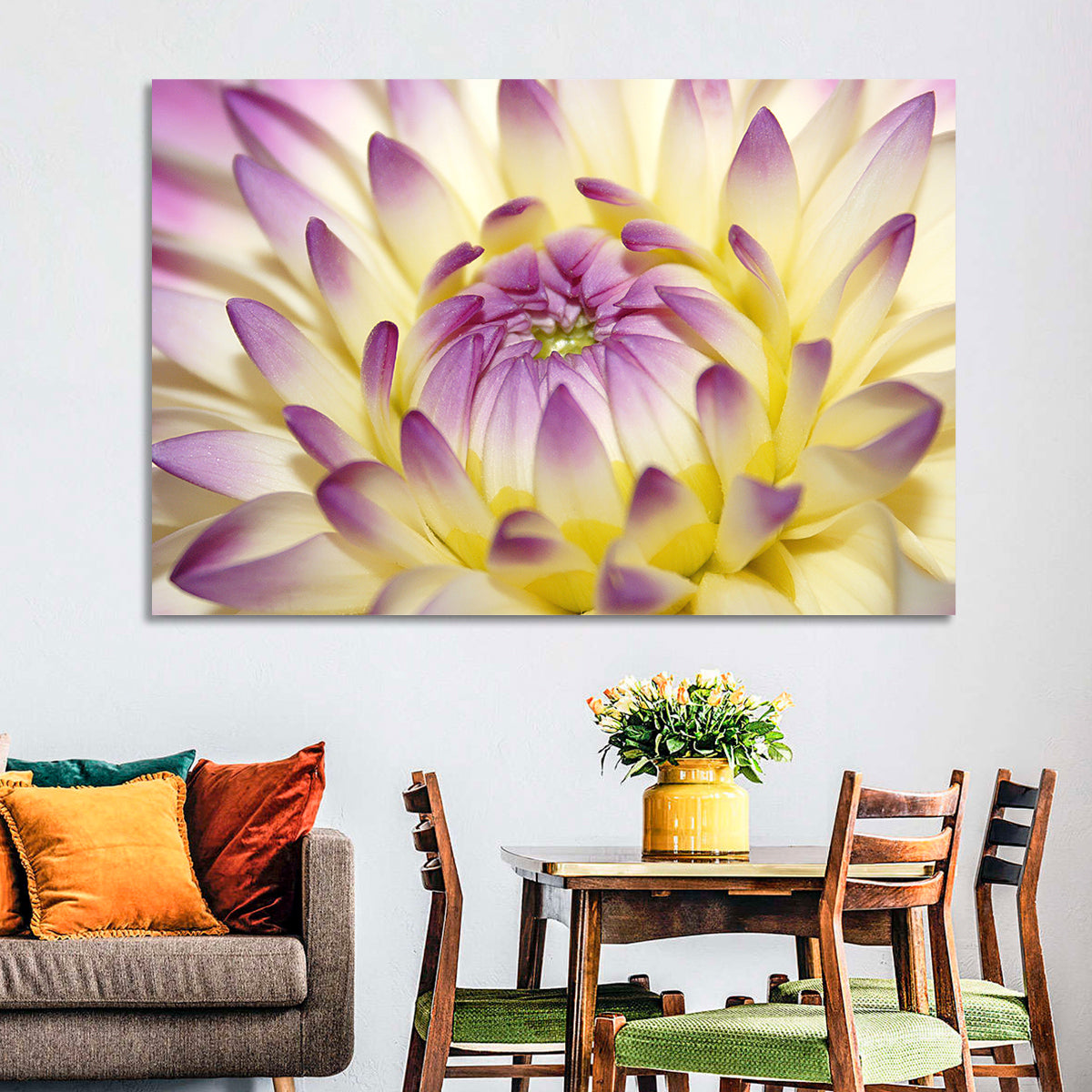 Dahlia Macro Portrait Wall Art