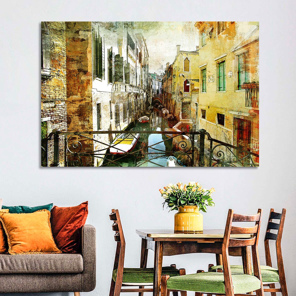 Venice Canal View Wall Art