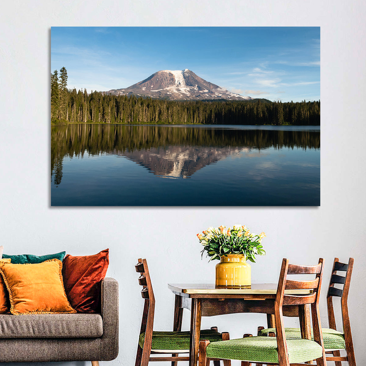 Takhlakh Lake Reflection Wall Art