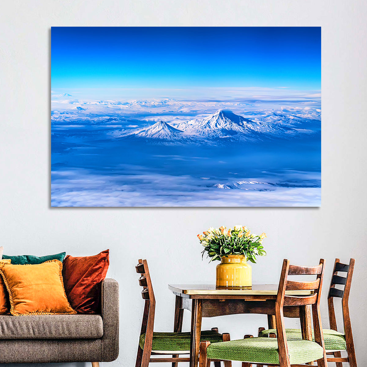 Mount Ararat Above Clouds Wall Art