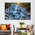 Minnehaha Falls Winter Cascade Wall Art