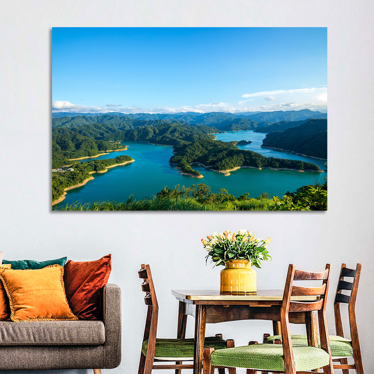Emerald Qiandao Lake Wall Art