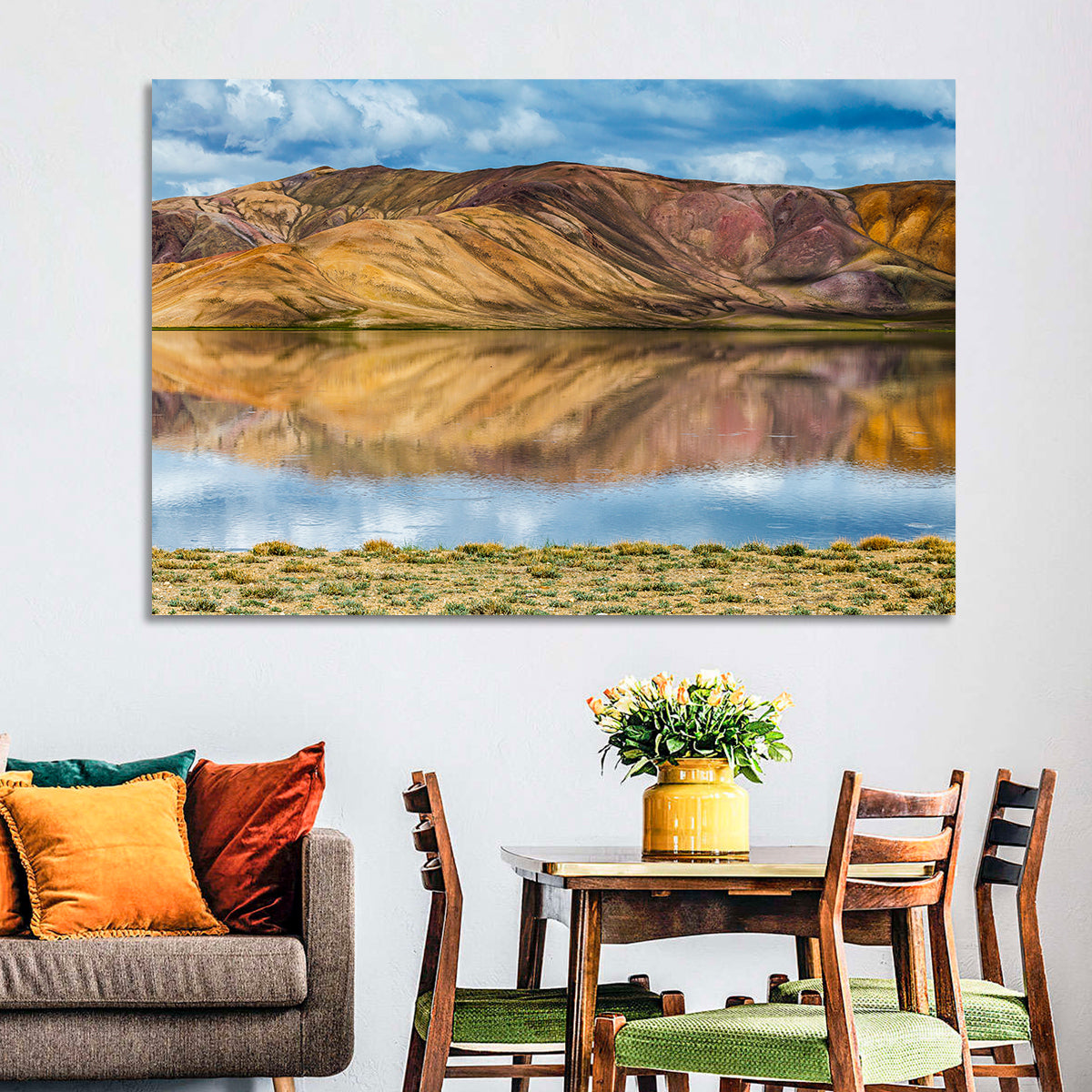 Bulunkul Lake Reflection Wall Art