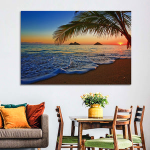 Lanikai Beach Sunset Wall Art