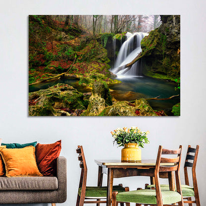 Cheile Nerei Park Waterfall Wall Art