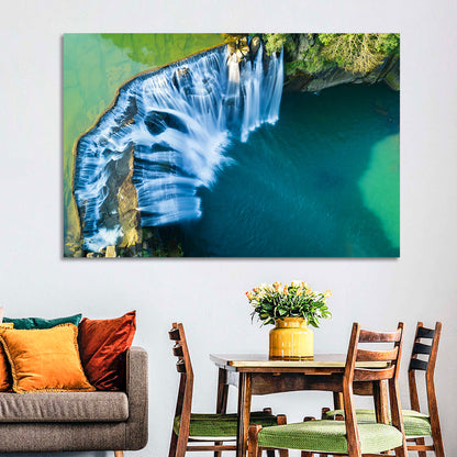 Shifen Waterfall Aerial Wall Art