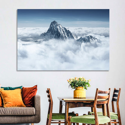 Peaks Above Clouds Wall Art