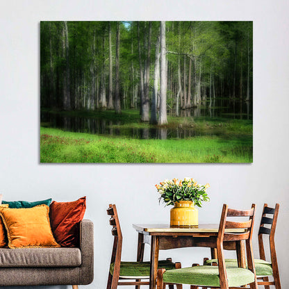 Lush Cypress Swamp Wall Art