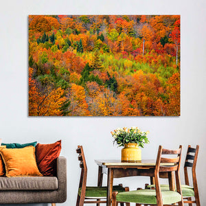 Vermont Mountains Foliage Wall Art