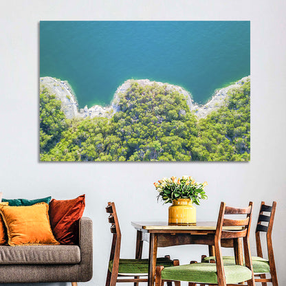 Lake Travis Shoreline Aerial Wall Art