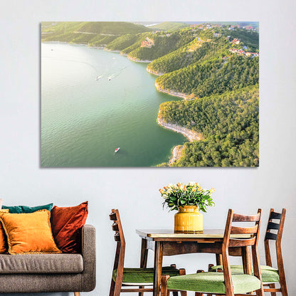 Lake Travis Aerial View Wall Art