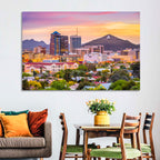 Tucson Skyline at Golden Hour Wall Art