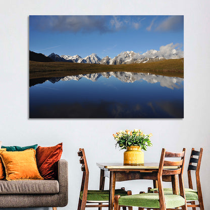 Svaneti Lake Reflection Wall Art