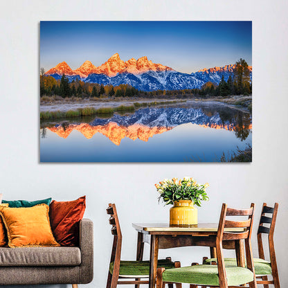 Schwabacher Landing, Grand Teton Sunrise Wall Art