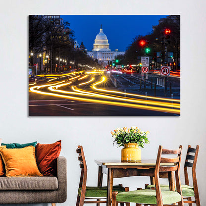 Pennsylvania Avenue at Dusk Wall Art