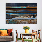 Weathered Dock Perspective Wall Art