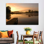 Golden Morning Pier Wall Art